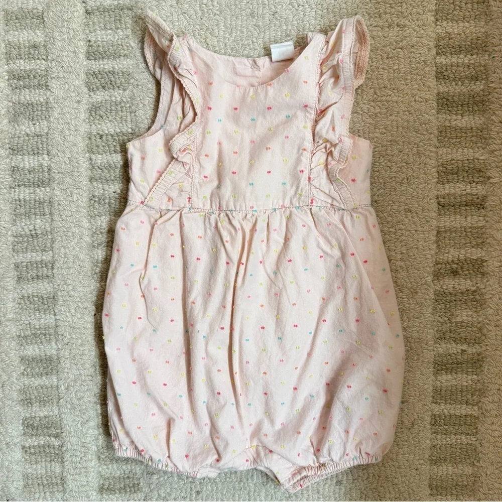 Baby Gap Ruffle Shorty One Piece Romper